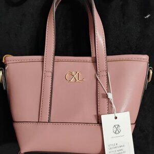 CXL by Christian Lacroix Moulin Crossbody Mini Tote Mauve NWT